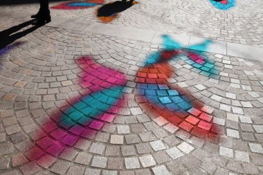 1 Ocak 2021 Renk gölgesinde görsel efektin eğlencesi