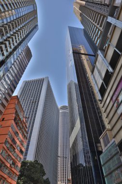 1 Ocak 2021, Wan Chai 'deki Queens Yolu ofis binası.