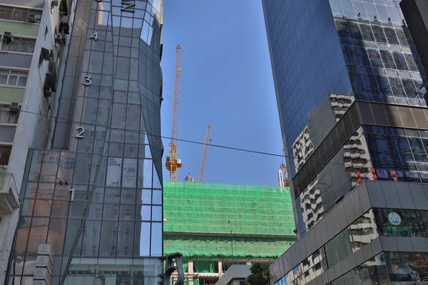 Jan 2021 Construction Site Kwong Wah Hospital — Stock Photo, Image