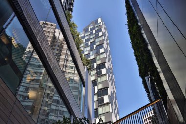 1 Ocak 2021, Hong Kong, Mong kok 'taki modern daire. 