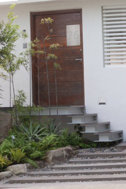 10 Sept 2006 a Front Door, Brown Wood Front Door 