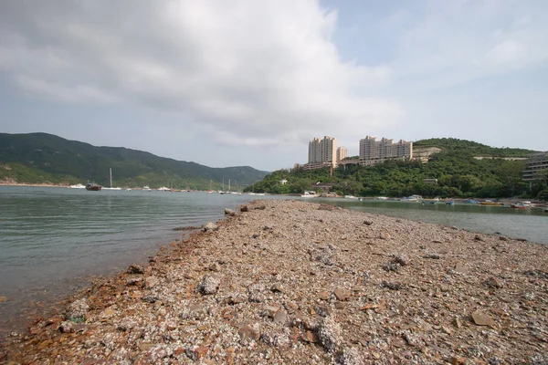 大潭港是位于大潭湾最深处的港口 位于二零零六年九月二日 — 图库照片