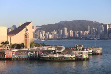 26 Aralık 2020, Star Ferry Pier Kowloon, Tsim Sha Tsui
