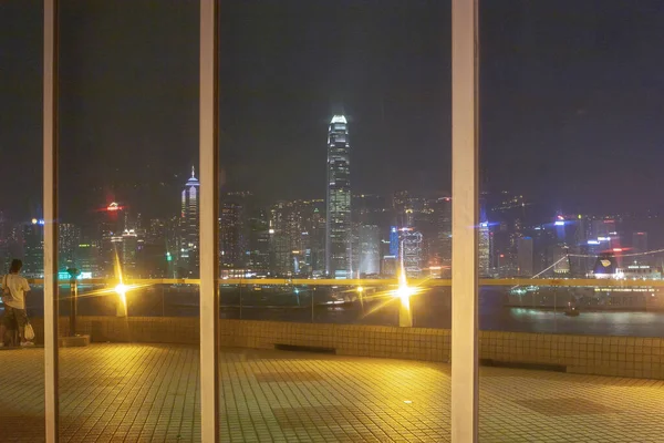 Окт 2006 Гонконг Ночью Зеркала — стоковое фото