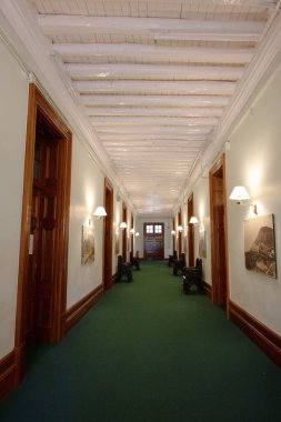 The interior of hall way at U Hall, hong kong  21 Oct 2006