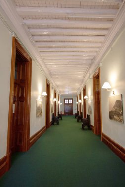 The interior of hall way at U Hall, hong kong  21 Oct 2006