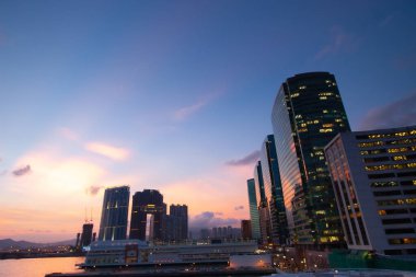 23 Haziran 2006 otelleri, alışveriş merkezleri ve Hong Kong 'daki modern konut binaları