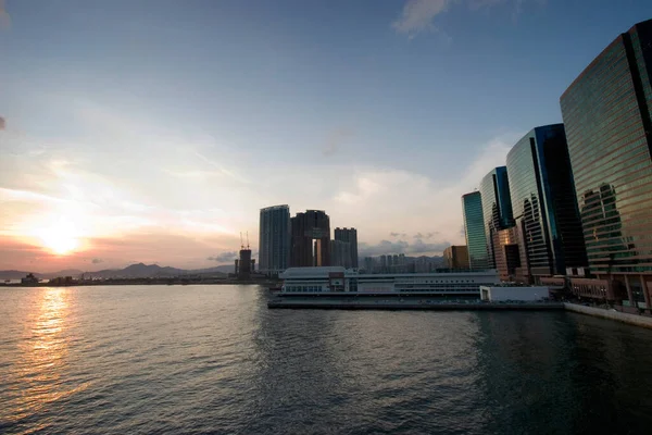 June 2006 Hotels Shopping Mall Modern Residential Buildings Hong Kong — Stock Photo, Image