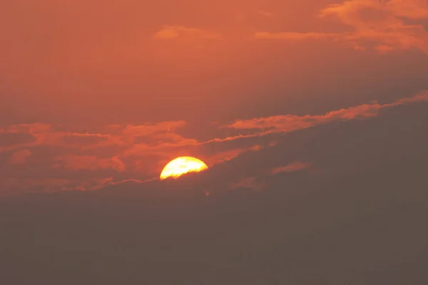 Горячее Солнце Изменение Климата Глобальное Потепление — стоковое фото