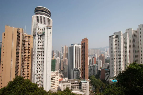 Kasım 2006 Wan Chai Hong Kong Bowen Yolu Manzarası — Stok fotoğraf