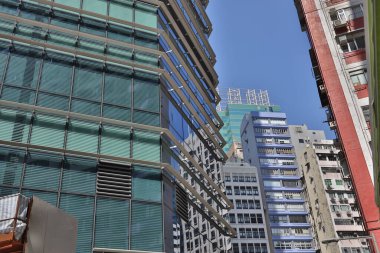 6 Şubat 2021, Wan Chai, Hk 'deki ofis duvarı.