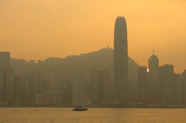 Noel arifesinde gün batımı, Victoria Limanı, 24 Aralık 2020