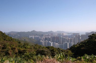 a view from Razor Hill, the New town Tseung Kwan O 17 Dec 2006 