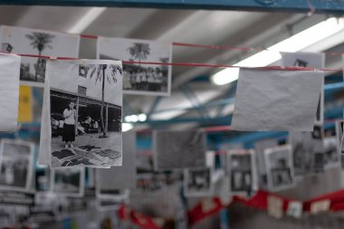 Hong Kong, 21 Aralık 2006 'da çekilmiş siyah beyaz fotoğraflar. 