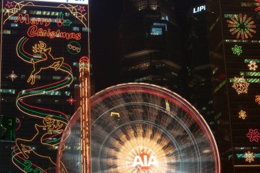 21 Aralık 2006 Hong Kong Gözlem Çarkı ve AIA Vitality Park