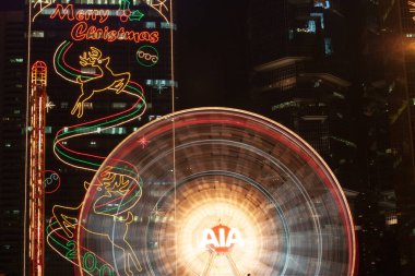 21 Aralık 2006 Hong Kong Gözlem Çarkı ve AIA Vitality Park