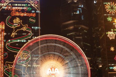 21 Aralık 2006 Hong Kong Gözlem Çarkı ve AIA Vitality Park