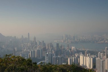 25 Aralık 2006 Jardines Gözcüleri 'nden Hong Kong Skyline görüntüsü 