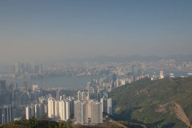 25 Aralık 2006 Jardines Gözcüleri 'nden Hong Kong Skyline görüntüsü 