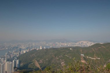 25 Aralık 2006 Jardines Gözcüleri 'nden Hong Kong Skyline görüntüsü 
