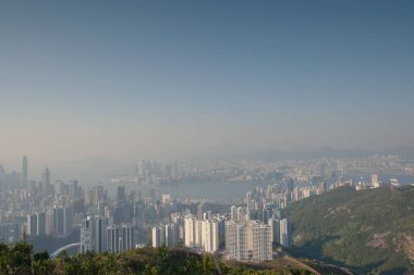 25 Aralık 2006 Jardines Gözcüleri 'nden Hong Kong Skyline görüntüsü 