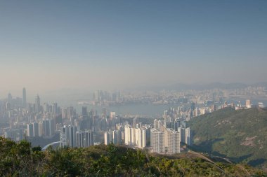 25 Aralık 2006 Jardines Gözcüleri 'nden Hong Kong Skyline görüntüsü 