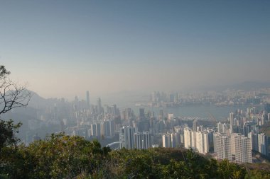 25 Aralık 2006 Jardines Gözcüleri 'nden Hong Kong Skyline görüntüsü 