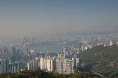 25 Aralık 2006 Jardines Gözcüleri 'nden Hong Kong Skyline görüntüsü 