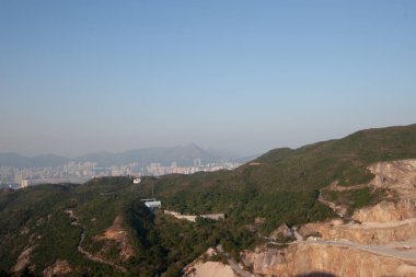 25 Aralık 2006 Quarry Pass, Hong Kong manzarası.