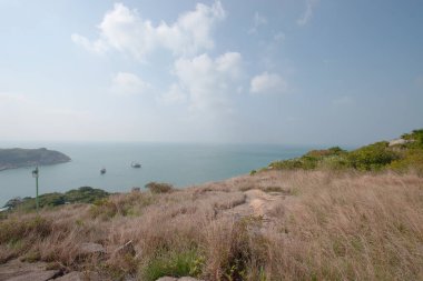 Hong Kong 'daki Po Toi Adaları kıyı şeridi.