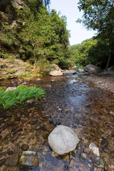 Una Cascada Piscina Del Arroyo Novia Hong Kong —  Fotos de Stock