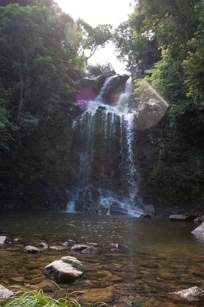 Una Cascada Piscina Novias Región Noreste Los Nuevos Territorios — Foto de Stock