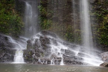 a Beautiful water falls in Brides Pool, Tai Po, New Territories,