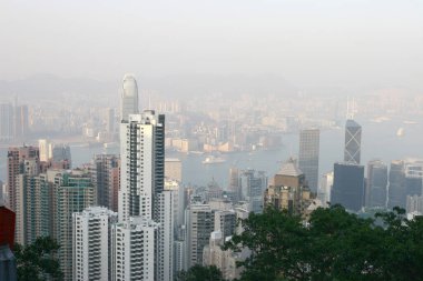 5 March 2005 the View from The Peak, Hong Kong