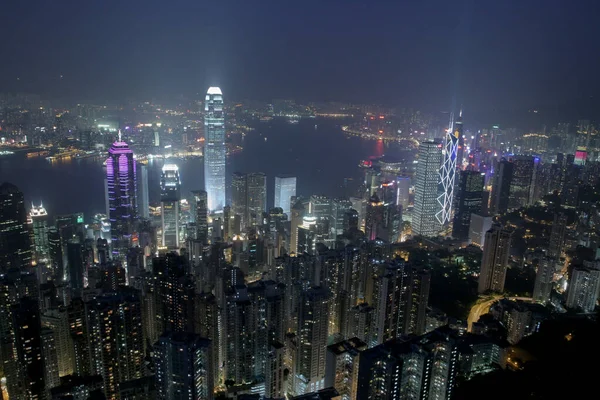 March 2005 Victoria Peak Viewpoint Hong Kong City Centre China — Stok fotoğraf