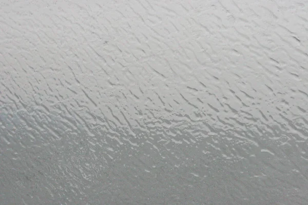 Gotas Lluvia Superficie Los Cristales Ventana Con Fondo Nublado —  Fotos de Stock