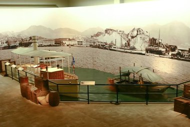 19 Şubat 2005 HK Tarih Müzesinde Eski Gemi Modeli