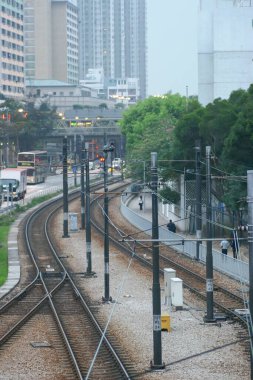 26 march 2005 Light Rail Train at Tuen Mun New Town