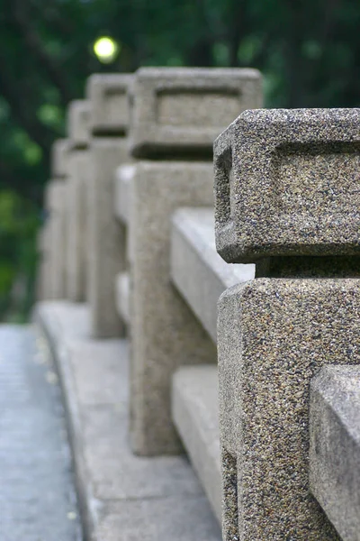 March 2005 Stone Walkway Tuen Mun Park — ストック写真