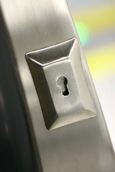 Close Shot Keyhole Door — Stock Photo, Image