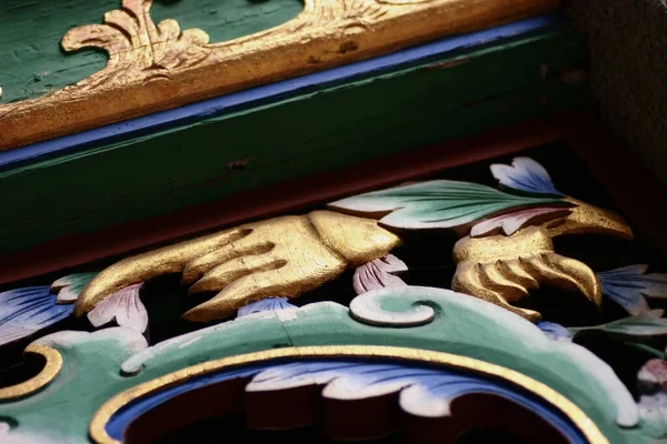 March 2005 Mural Chinese House — Stock Photo, Image