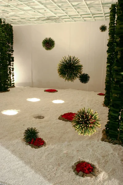 Esposizione Ikebana All Esposizione Fiore Kong Hong Mrach 2005 — Foto Stock