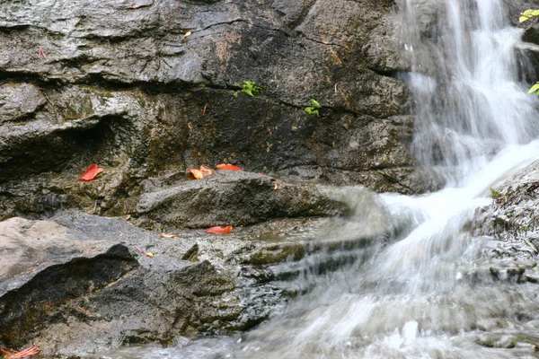 Mars 2005 Vattenfall Vid Hong Kong Park — Stockfoto