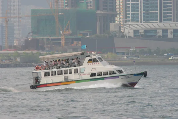 Mei 2005 Veerboot Naar Andere Eilanden Bij Hong Kong — Stockfoto