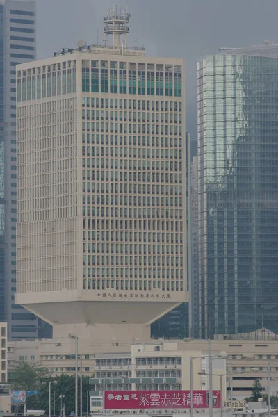 Květen 2005 Zavřít Budovu Hong Kongu — Stock fotografie