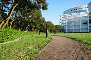 22 Mayıs 2005 hkust kütüphanesinin yan görünümü, hk