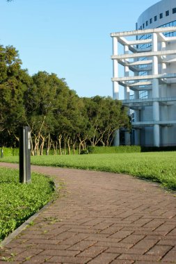 22 Mayıs 2005 hkust kütüphanesinin yan görünümü, hk