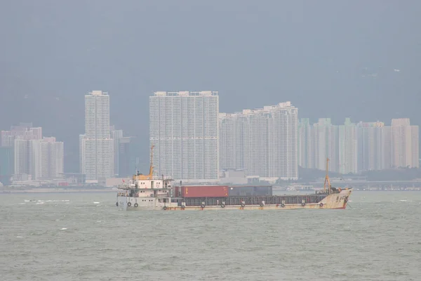 Junio 2005 Vista Chek Lap Kok Tuen Mun — Foto de Stock