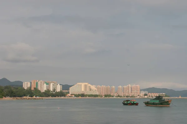 June 2005 Coast Line Castle Peak Bay Waterfront Promenade — 스톡 사진