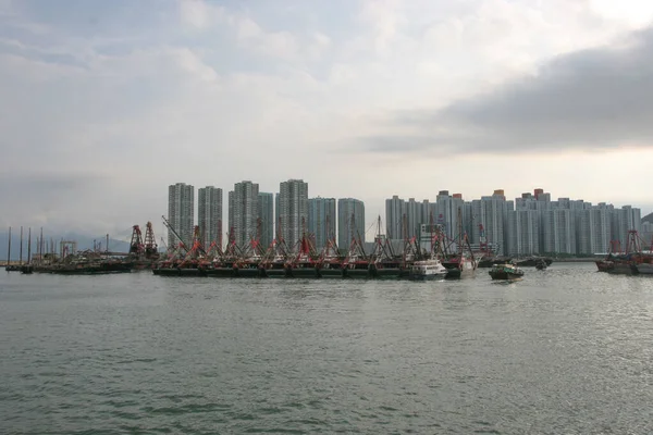 Junho 2005 Tuen Mun Typhoon Shelter Hong Kon — Fotografia de Stock